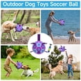 thumbnail image 4 of Pelota de fútbol QDAN de juguete para perros, duradera, para perros medianos y pequeños, 20 cm, 4 of 6