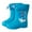 A5-Blue, variant on Waterproof Rubber Printed Rain Boots For Toddler Boys And Girls Blue