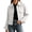 White, variant on Edvintorg Jacket Women Long Sleeve Turndown Collar Loose Casual Button Down Coat with Pocket Fall Winter Clothes Women White S