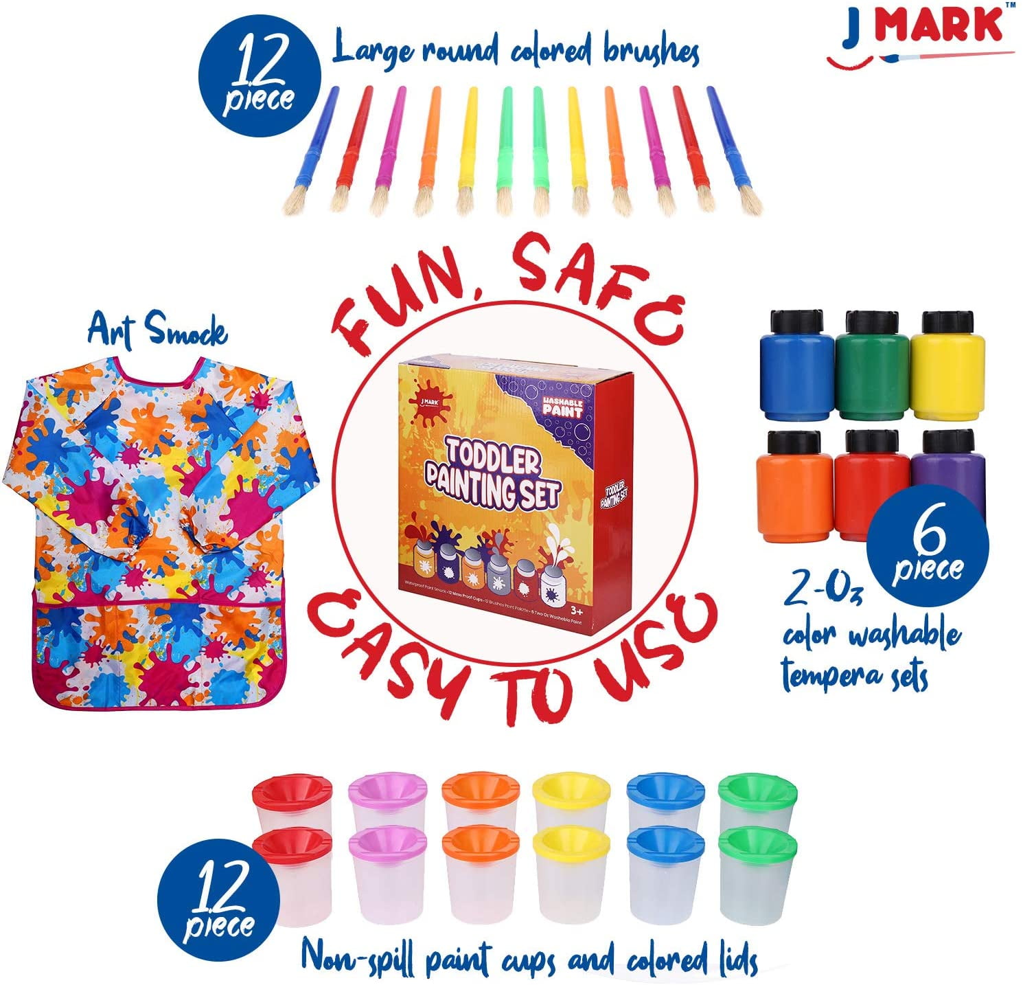 Washable Tempera Paint Set for Kids – KEFF Creations
