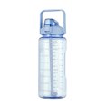 thumbnail image 3 of Botella de agua de fitness de 2000 ml Botella deportiva de gimnasio de gran capacidad para viajes (azul) Hugtrwg Libre de BPA, 3 of 6