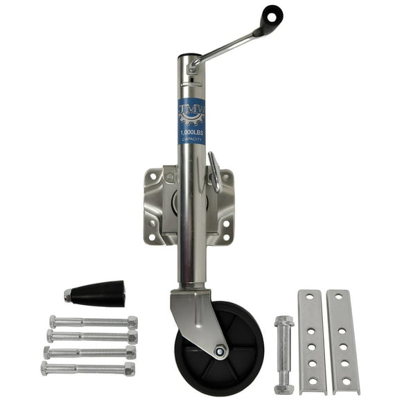 Jeremywell Jack Boat Rv Swing Away Camper Rueda Perno En Remolque Lateral Giratorio De 1000 Libras