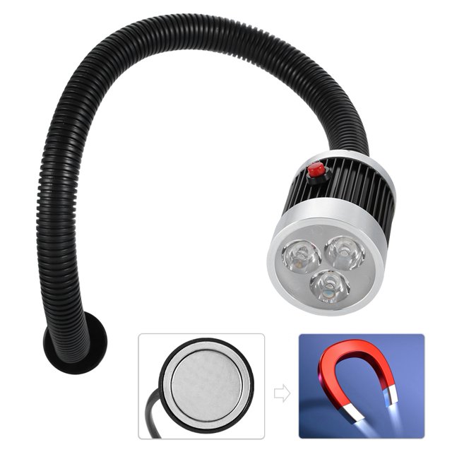 Luz Para Máquina De Coser, Luz De Costura De Alto Brillo Y Alta Potencia De 12 W, Lectura De Estudio De Mantenimiento De Piezas De Automóviles Para Bordado En Casa Cergrey Lathes Light