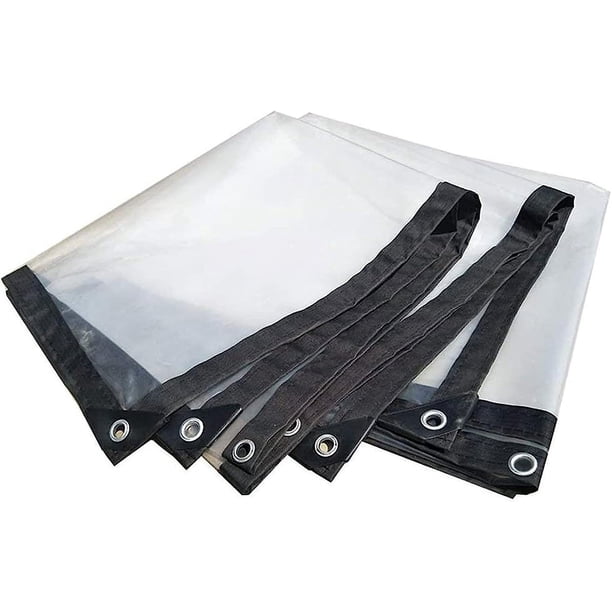 Lona transparente para jardín, película impermeable anticongelante para lluvia, película de PE para jardín con ojales, anticongelante, toldo aislante para plantas a prueba de viento C Rojo Verde Cocina, Decoración y Otros