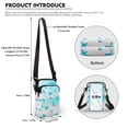 thumbnail image 6 of HELLHERO Beach Butterfly Pattern Cross Body Purse Polyester Adjustable Strap for Outdoor Holiday Travel Women, 6 of 7