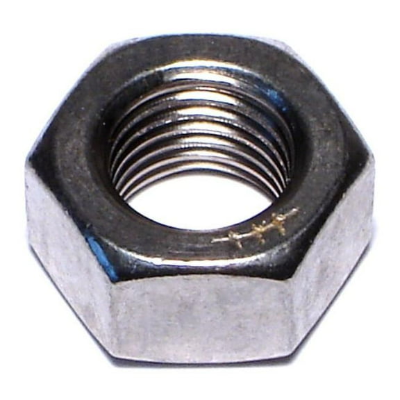 7/16"-20 18-8 Stainless Steel Fine Thread Hex Nuts HNSS-125 (10 pcs.)