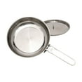 thumbnail image 2 of Pathfinder Folding Skillet and Lid, Stainless Steel Construction, Locking Foldin, 2 of 3