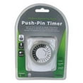 thumbnail image 1 of Prime Wire & Cable PMWTNI2412 24H Extension Electrom Push Pin Timer - White, 1 of 4
