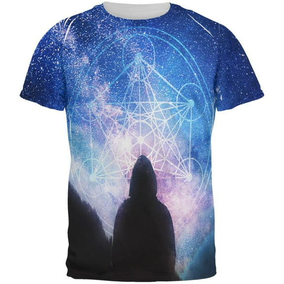 La Fin du Monde Metatron's Cube All Over Mens T Shirt Multi LG