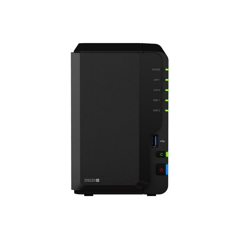 Synology DiskStation DS220+ 2-Bay NAS Enclosure, Black - Walmart.com