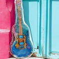 thumbnail image 3 of KAKOWELY Guitar Cover Transparent Electric Guitar Bag PVC Guitar Dust Cover Professional Guitar Protector Universal String Instrument Protector41.34"X16.54"X3.15", 3 of 5