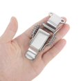 thumbnail image 3 of 4pcs Stainless Steel Clasp: Spring Loaded Toggle Buckle - Right Angle Trunk Latch for Cabinet Boxes Suitcase Wood Case & Chest, 3 of 4