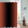 thumbnail image 3 of Fabric Shower Curtain Ombre Abstract Gradient Black Red Orange Shower Curtains with 12 Hooks Waterproof Machine Washable Bath Curtains for Bathroom, 72 x 84in, 3 of 6