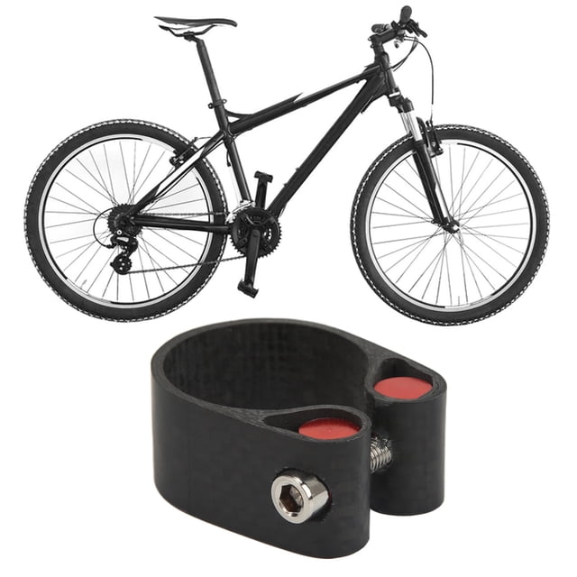 Abrazadera para tija de sillín de bicicleta, abrazadera para tija de sillín de bicicleta Abrazadera para tija de sillín de bicicleta de fibra de carbono Abrazaderas para tija de sillín de bicicleta de corte CNC Tecnología innovadora Jadeshay A