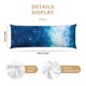 thumbnail image 3 of Fotbe Blue Glitter Sparkles Funda para Almohada Corporal con Diseño, Funda de Microfibra Ultrasuave de 20x54 Pulgadas, Ropa de Cama Elegante, 3 of 7