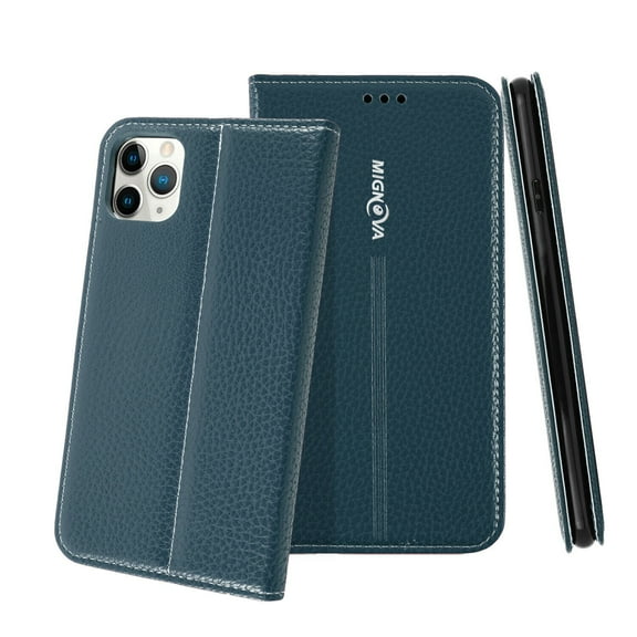 GoldCherry For iPhone 11 Pro Case,Leather Flip iPhone 11 Pro Wallet Case With RFID Blocking Credit Card Holder Magnetic Closure Kickstand For iPhone 11 Pro 5.8"(Black)