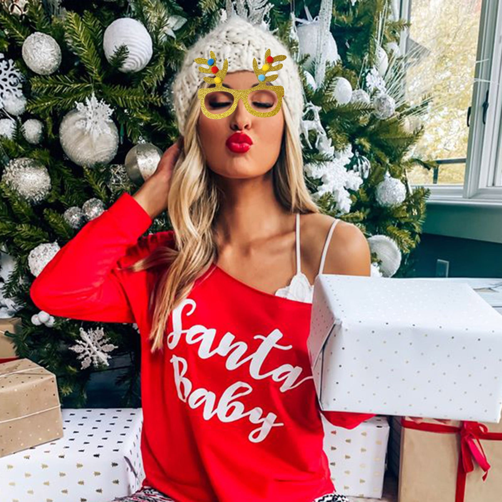 Monture De Lunettes De Noël | Monture De Lunettes Mignonne