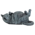 thumbnail image 4 of Design Toscano Chat Espiègle sur la Statue de Dos, Pierre Grise, 4 of 4