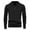 Black, variant on Men's Casual Loose Solid Color Semi-zipper Stand-up Collar Sweater, Men's Warm Long-sleeved Pullover Knitted Sweater Gray M