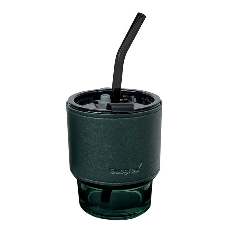 reusable portable travel coffee glass mug