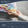 thumbnail image 6 of WTPDR Twin Bed Sheet Set - 3 Piece Premium Sheets and Pillowcase Set, Super Soft Cooling Luxury Bedsheets - Rainbow Gingham, 6 of 8