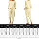 thumbnail image 2 of Trajes De 2 Piezas Conjunto de pantalones de 2 piezas de lino y algodón, ropa diaria de mujer de manga larga (Beige XXXL) Ygjytge para Mujer Beige T XL, 2 of 7