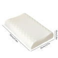 thumbnail image 5 of Vacemry Under $5 Memory Foam Pillow, Ergonomic Cervical Support Design, Neck Pain Relief Contour, Breathable Bed Pillow for Sleepers, Pressure Relieving Comfort, Machine Washable Sleep Aid, 5 of 9
