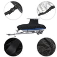 thumbnail image 2 of 420D Heavy Duty Center Console T-Top Waterproof Boat Cover Replacement for StormPro Center Console Style Boats with T-Top Roofs Black, 2 of 6