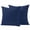 Navy Blue, variant on 2 Pack Outdoor Waterproof Throw Pillow Covers,Watercolor Minimalist Pure Color Decorative Square Pillow Case Patio Pillowcases for Chair Couch Sofa 16x16in