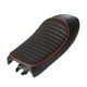 thumbnail image 1 of Motocicleta Moto Vintage -Rennfahrer Cojines de asiento negros con, 1 of 3