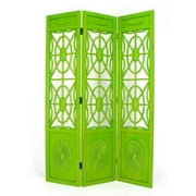 Wayborn Spider Web Room Divider in Green