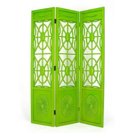 Wayborn Spider Web Room Divider in Green