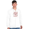 thumbnail image 3 of Your Game Is Over Saying Cute Gamer Zip Hoodie Sweatshirt Men Brisco Brands L, 3 of 6