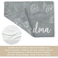 thumbnail image 5 of Grandma Birthday Gifts, Flannel Blanket Gifts for Grandma, Grandma Gifts Ideas, Grandma Gifts for Mothers Day Christmas, Super Soft Throw Blanket for Grandma 50" x 60", Grey, 5 of 6