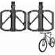 thumbnail image 1 of Pedales De Bicicleta, Pedales De Bicicleta De Montaña De Aluminio, Pedales De Bicicleta Durables Antideslizantes, Rodamientos Sellados A Prueba De Agua, Diseño Antideslizante De Doble Cara, Adecuado P Afortunado Sencillez, 1 of 5