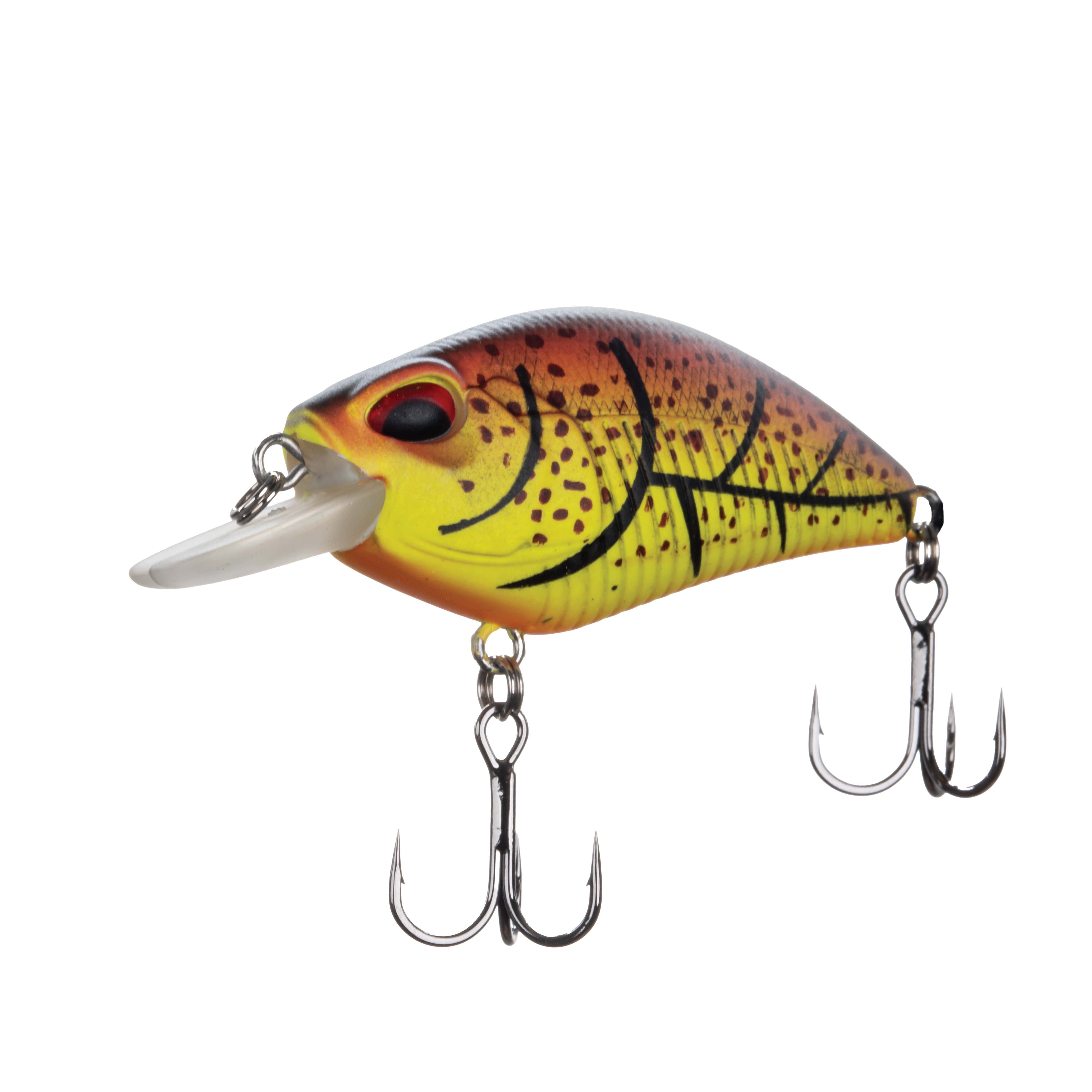 (2 pack) Ozark Trail Freshwater Crankbait Fishing Lure, Brown Craw, 1/3 oz