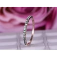 thumbnail image 2 of Alexandrite Wedding Band Stacking Matching Dainty Anniversary Gift 925 Sterling Silver Rose Gold Plated Gemstone Jewelry For Women Gift, 2 of 5