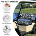 thumbnail image 6 of HUIACONG Tropical Leaf Print Golf Cart Seat Covers 2 Pack Easy to Install for Club Car EZGO, Easy Installation Breathable Golf Cart Seat Covers Stretch-Fit, 6 of 7