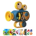 thumbnail image 1 of Binwennn Children's Projection Flashlight Baby Handheld Projector Color Recognition Scene Early Education Toy Luminous Toy Rotating Night Light Space Projector Light Baby Nightlight Sound compatible, 1 of 4