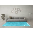 thumbnail image 3 of Ahgly Company Indoor Rectangle Persian Light Blue Traditional Area Rugs, 8' x 12', 3 of 4