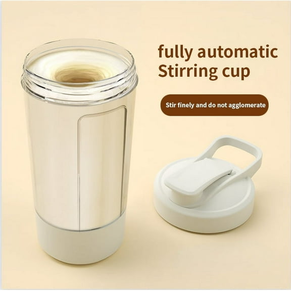 PanBiqintyy New Self-Stirring Shaker Cup Usb Rechargeable Shaker for Protein Shakes and Meal Replacement Shakes Portable Mixing Cups
