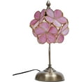 thumbnail image 1 of MONIPA Retro Stained Glass Table Lamp Bedroom LED Glass Desk Reading Eye Protection European Petal Table Lamp, 1 of 6