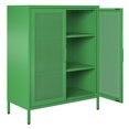 thumbnail image 2 of Channing 2 Door Accent Cabinet-Mesh Metal Locker, Navy, 2 of 9