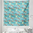 thumbnail image 1 of Camera Tapestry, Pop Art Style Our Memories Words with Old Photo Machine on Floral Vibrant Backdrop, Fabric Wall Hanging Decor for Bedroom Living Room Dorm, 5 Sizes, Multicolor, by Ambesonne, 1 of 1