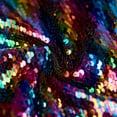 thumbnail image 6 of KHONTS Men Stylish Two Color Conversion Shiny Sequins Blazer Suit Jacket Multicolour XS, 6 of 8