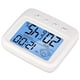 thumbnail image 1 of Reloj despertador digital con temperatura humedad termómetro digital multifunción higrómetro con pantalla de tiempo retroiluminada, 1 of 1