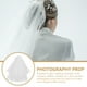 thumbnail image 4 of KAKOWELY Velos de novia decorativos Hermoso velo de novia Vestido de novia Velo de utilería, 4 of 5
