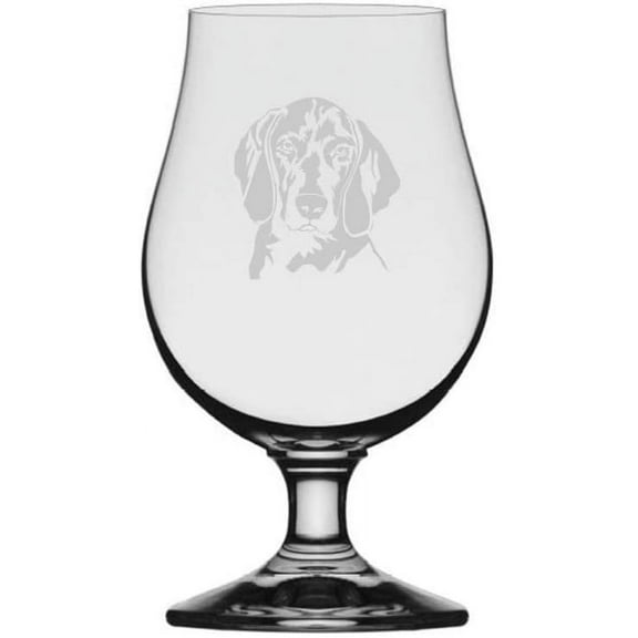 Weimaraner Dog Themed Etched 13.25oz Iona Beer Glass