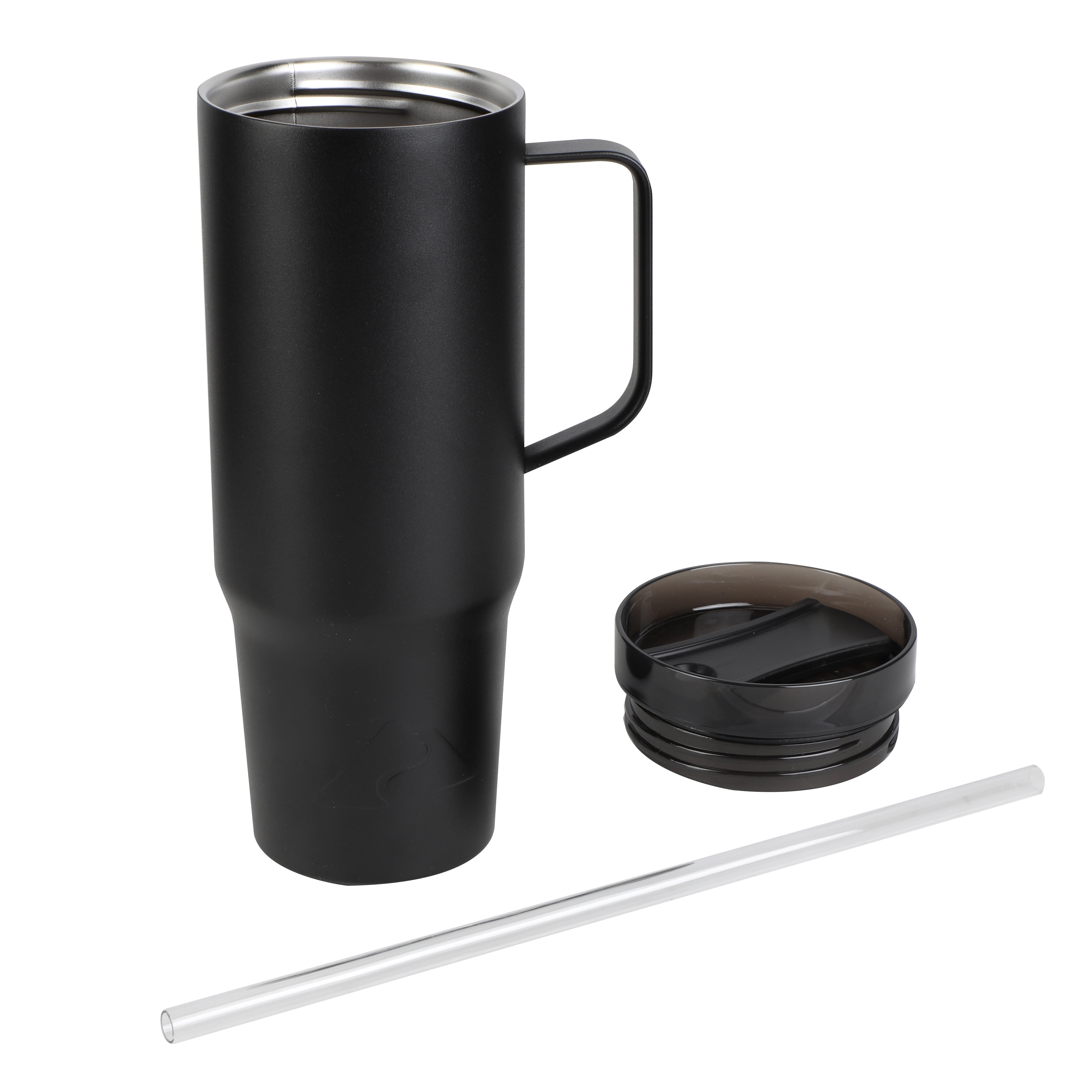 Ozark Trail 30 oz Stainless Steel Insulated Tumbler with Handle in Gift Box, Black