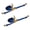 Blue, variant on Mega Cargo Control 2 Pack Heavy Duty Ratchet Straps with Wire J Hooks, 2" x 30' Cargo Tie Down Straps, 10,000 lb Breaking Strength, Trailer & Flatbed Load Securement, Blue